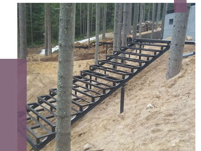 Монтаж металлических лестниц в Ельце от 13605 руб. 