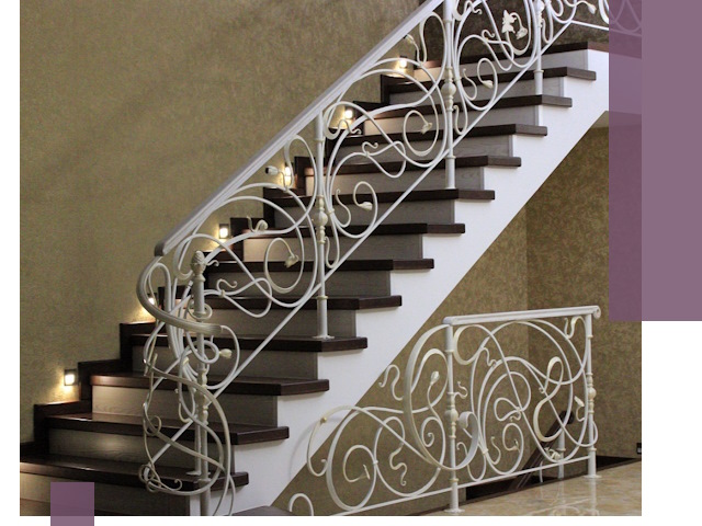 Кованые лестницы под ключ в Ельце — изготовление и монтаж