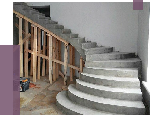 Изготовление бетонных лестниц под ключ в Ельце от 20023 руб. | ПРОЛЁТ-Елц