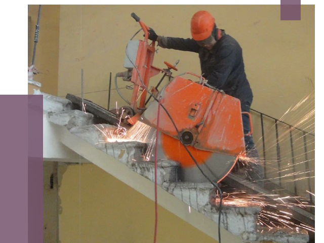 Демонтаж бетонных лестниц в Ельце от 4621 руб. за м2 | ПРОЛЁТ-Елц