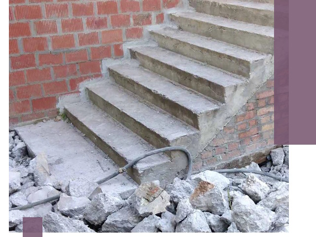 Демонтаж бетонных лестниц в Ельце: быстро и безопасно