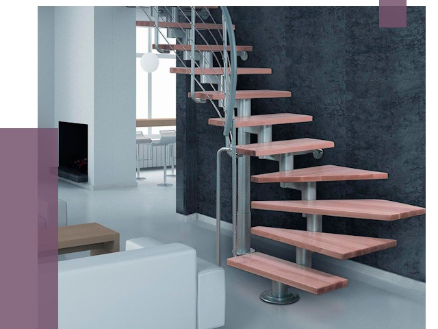 Модульные лестницы в Ельце от 16942 руб. — купить в ПРОЛЁТ-Елц