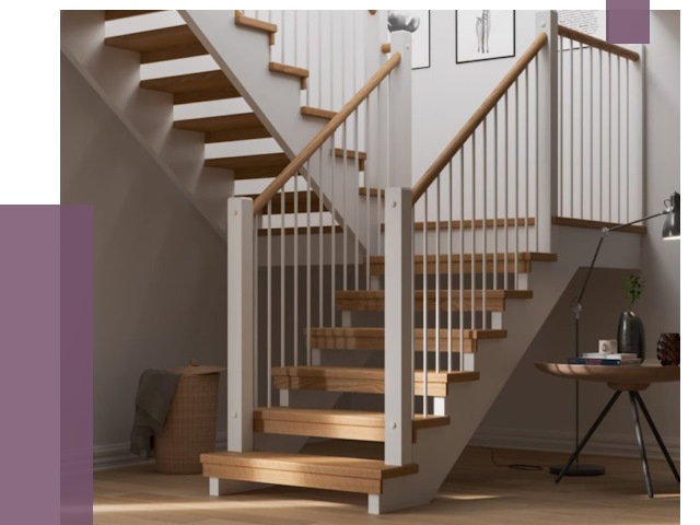 Маршевые лестницы в Ельце от 38248 руб. — монтаж | ПРОЛЁТ-Елц