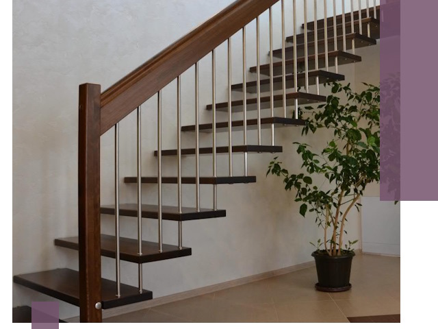 Лестницы на больцах под ключ в Ельце – изготовление и монтаж