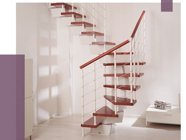 Изготовление лестниц на больцах в Ельце от 9755 руб. | ПРОЛЁТ-Елц