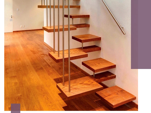 Лестницы «гусиный шаг» на заказ в Ельце для узких пространств