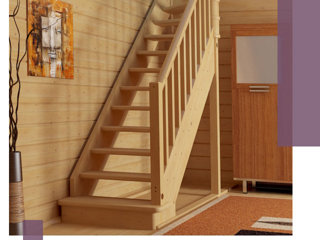 Лестницы эконом класса под ключ в Ельце — недорого и быстро