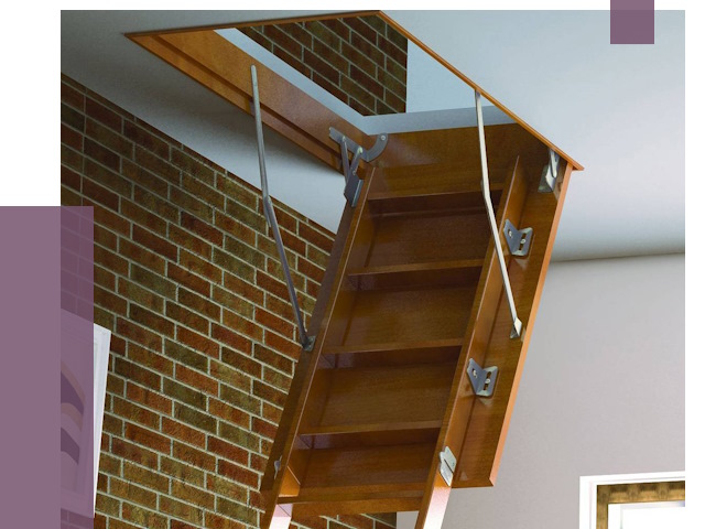 Установка чердачной лестницы в Ельце от 7855 руб. | ПРОЛЁТ-Елц