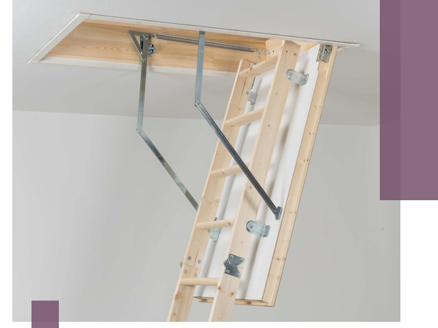 Установка чердачной лестницы под ключ в Ельце