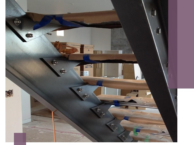 Усиление лестничных конструкций и усиление опор в Ельце