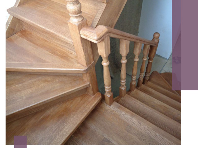 Дубовые лестницы под ключ в Ельце: изготовление и монтаж