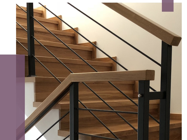 Обшивка металлической лестницы деревом в Ельце от 4364 руб. 