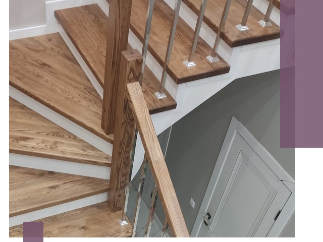 Обшивка металлических лестниц под ключ в Ельце