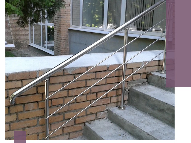Перила из нержавеющей стали высокого качества в Ельце