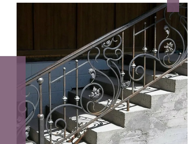 Кованые перила в Ельце от 8728 руб. под ключ — качество от ПРОЛЁТ-Елц