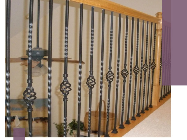 Изготовление и монтаж кованных перил в Ельце под ключ