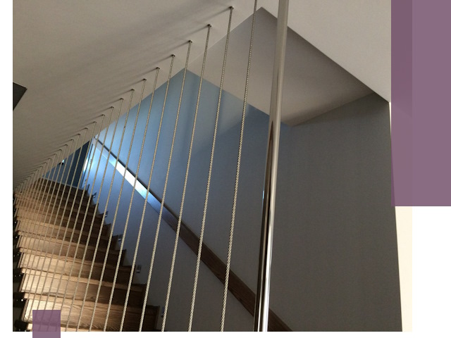 Тросовые перила под ключ в Ельце — производство и монтаж