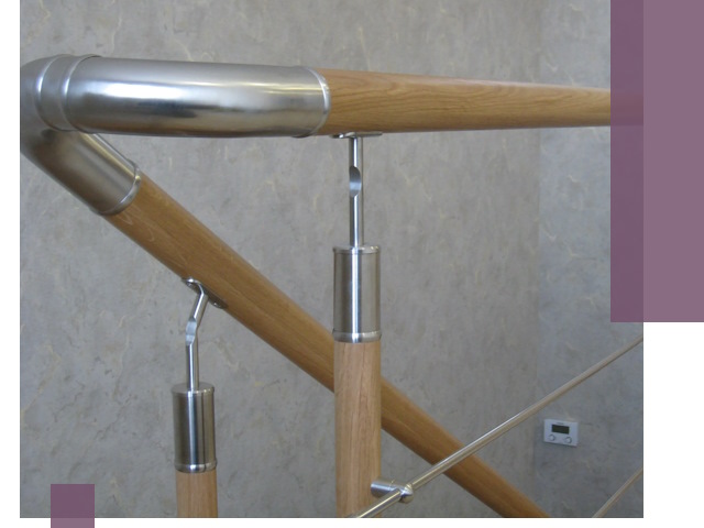 Комбинированные перила на заказ в Ельце — монтаж и производство