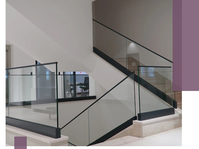 Стеклянные перила премиум-класса с установкой в Ельце