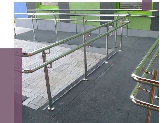 Ограждения пандусов в Ельце от 4364 руб. монтаж | ПРОЛЁТ-Елц