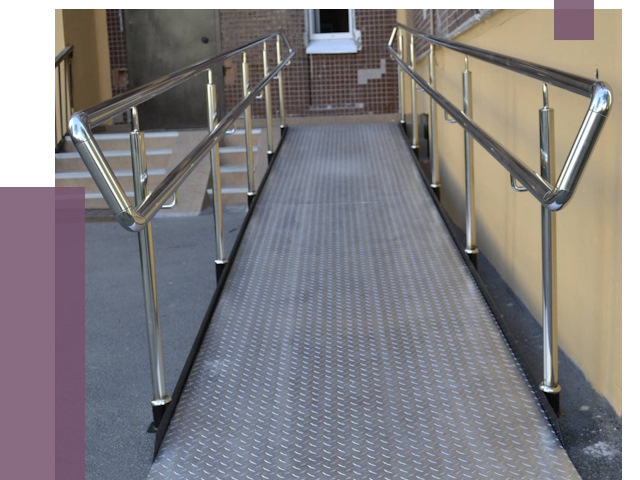 Пандусы в Ельце от 12322 руб. — установка для инвалидов | ПРОЛЁТ-Елц