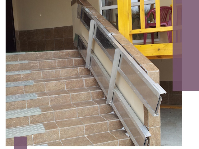 Откидные пандусы под ключ в Ельце — монтаж и демонтаж