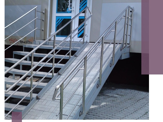 Пандус на крыльцо под ключ в Ельце: монтаж и изготовление