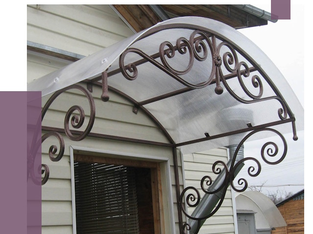 Изготовление козырьков в Ельце от 7393 руб. — заказать | ПРОЛЁТ-Елц