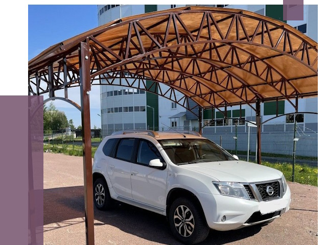 Недорогие навесы в Ельце от 43126 руб. | ПРОЛЁТ-Елц