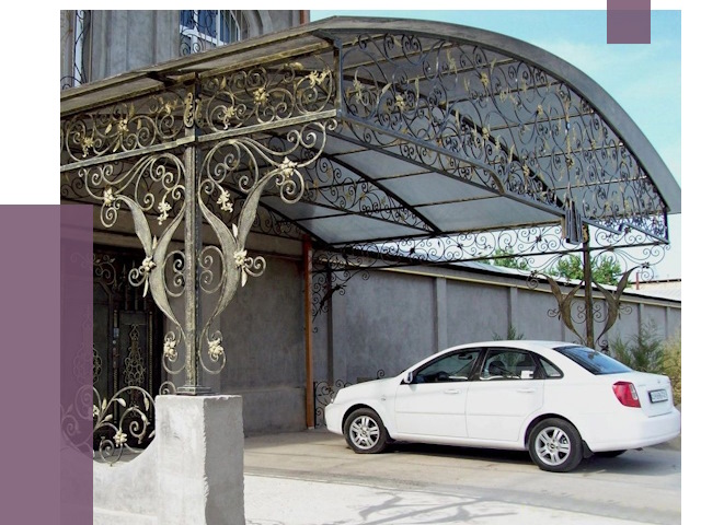 Кованые навесы в Ельце от 14632 руб. | ПРОЛЁТ-Елц