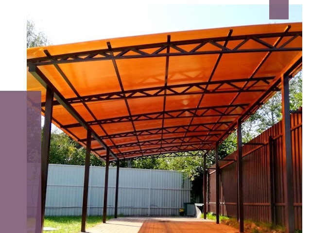 Односкатные навесы под ключ в Ельце от 13194 руб. 