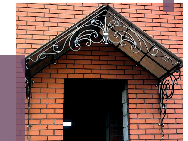 Металлические козырьки в Ельце от 10730 руб. 