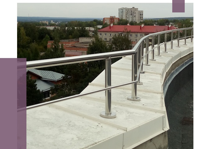 Парапеты и ограждения кровли в Ельце от 4980 руб.