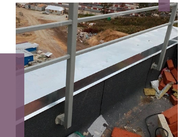 Монтаж парапетов в Ельце от 4313 руб.  | ПРОЛЁТ-Елц