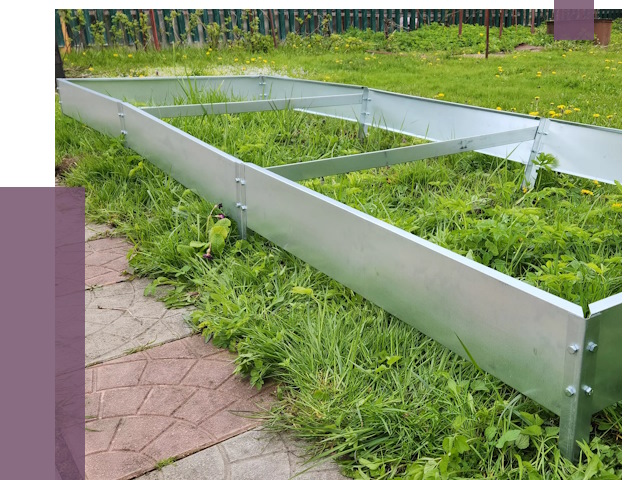 Металлические бордюры для грядок в Ельце от 1797 руб. 