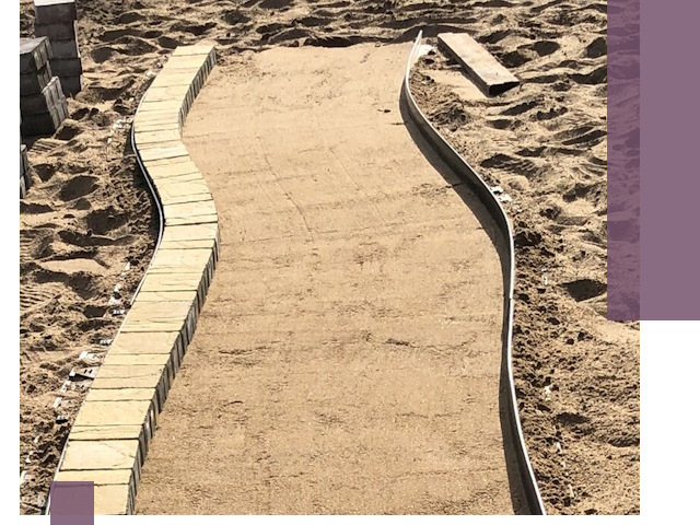 Металлические бордюры для тротуаров в Ельце — прочные и долговечные