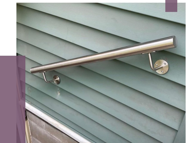 Поручни из нержавеющей стали в Ельце от 7701 руб.  | ПРОЛЁТ-Елц