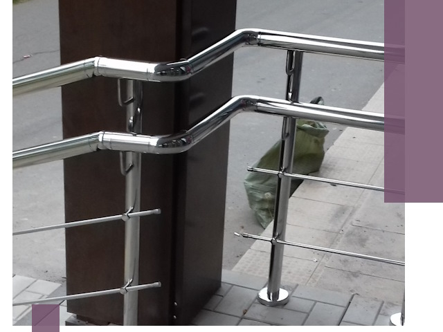 Монтаж поручней из нержавеющей стали в Ельце качественно и быстро